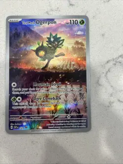 Pokemon TCG Twilight Masquerade ETB Teal Mask Ogerpon Black Star Promo SVP123 x2 - Image 3
