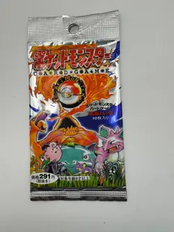 Pokemon Japanese Base Set Booster Pack Vintage TCG 1996 Factory-Sealed - Image 1