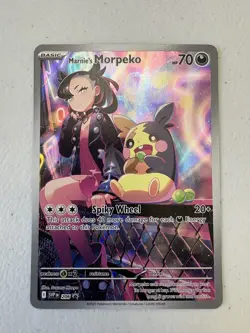 Marnie’s Morpeko Pokemon TCG SVP 206 Battle Deck Promo - Image 1