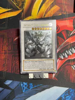 Yu-Gi-Oh! Infernity Doom Dragon TSHD-EN042 ** Ultimate Rare | 1st Ed | NM ** - Image 1