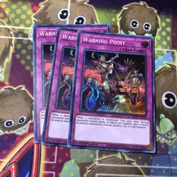 x3 Warning Point MP21-EN216 Super Rare Yugioh - Image 1
