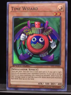 Yu-Gi-Oh! / Time Wizard / STP1-EN008 / Super Rare Nm - Image 1