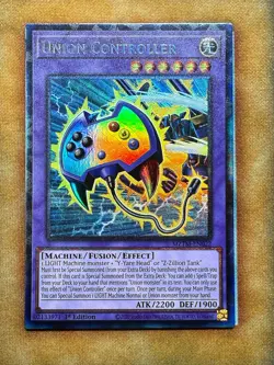 Yugioh Union Controller MZTM-EN022 Collector Rare 1st Ed NM - Image 1