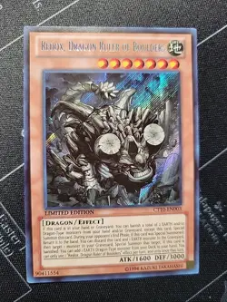 Yu-Gi-Oh! TCG Redox, Dragon Ruler of Boulders 2013 CT10-EN003 Limited Edition... - Image 1