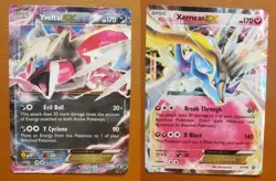 Xerneas EX - (Shiny) XY149 and Yveltal EX -(Shiny) XY150 Pokemon Cards Promo NM - Image 1