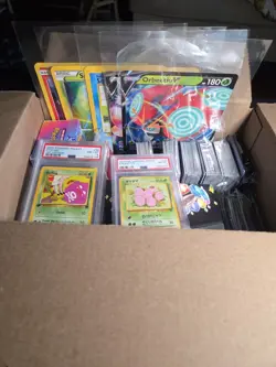 Pokemon Card Lot IR Ex Vintage Accessories Card Sleeves PSA Graded Vintage Bulk - Image 1