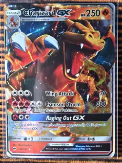 Pokemon TCG Charizard GX Holo Ultra Rare Card Burning Shadows 20/147 - Image 1