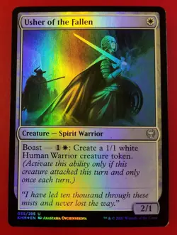 1x Usher of the Fallen | FOIL | Kaldheim | MTG Magic Cards - Image 1