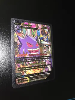 Full Art Gengar Black Foil Card Fan Art Display Card TG10/TG30 HP200 - Image 3