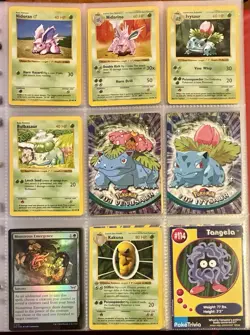 Vintage Pokemon Card Collection - No Binder Lot 5 Pages - Holo - Modern LP/NM - Image 1