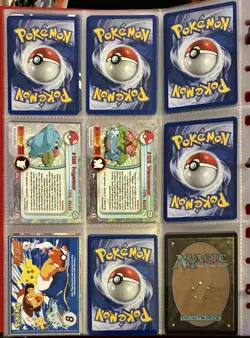 Vintage Pokemon Card Collection - No Binder Lot 5 Pages - Holo - Modern LP/NM - Image 2