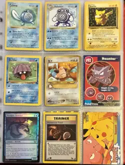 Vintage Pokemon Card Collection - No Binder Lot 5 Pages - Holo - Modern LP/NM - Image 3
