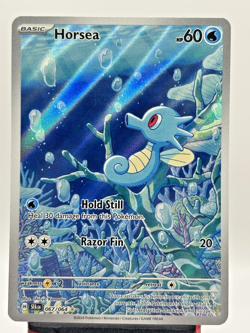 Horsea 67/64 Pokemon 2024 Shrouded Fable SFA EN Illustration Rare Card NM - Image 1