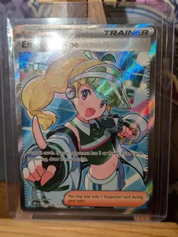 Pokemon TCG Emcee’s Hype 220/182 Destined Rival’s Trainer Supporter Card - Image 1