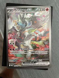 Pokemon TCG Reshiram EX 166/086 English Sir White Flare Mint Card - Image 1
