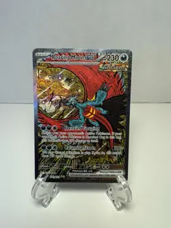Pokemon TCG Prismatic Evolutions Roaring Moon EX Card 162/131 - Image 1