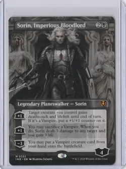 SORIN, IMPERIOUS BLOODLORD MTG Innistrad Remastered (Borderless) Mythic Card - Image 1