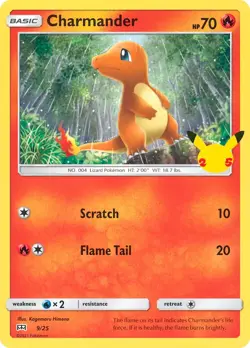 Charmander 9/25 Holo McDonalds Promo Pokemon Card NM - Image 1