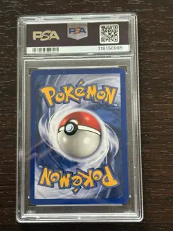 1999 Pokemon Base Set Red Cheeks Pikachu Card 58/102 Shadowless, PSA 7 NM - Image 2