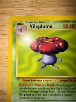 Pokemon TCG Vileplume 31/64 Jungle Unlimited Non-Holo Card LP - Image 2