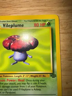 Pokemon TCG Vileplume 31/64 Jungle Unlimited Non-Holo Card LP - Image 3
