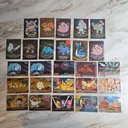 Lot of 26 HOLOFOIL TOPPS POKEMON CARDS - Image 1