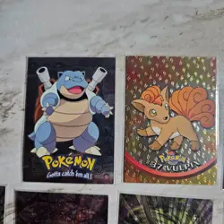 Lot of 26 HOLOFOIL TOPPS POKEMON CARDS - Image 2