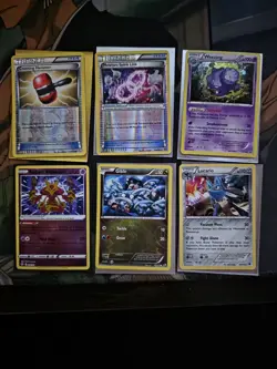 Lot Of Pokemon Cards Radiant Alakazam Gible Lucario Weezing And More - Image 1