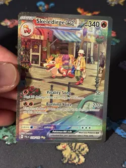 Pokemon Cards Skeledirge ex 258/193 Illustration Rare Paldea Evolved - (NM) - Image 2