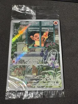 Charmander 044 Sv: Scarlet & Violet Promo Cards Holo Obsidian Flames. Sealed - Image 1