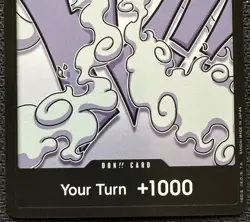 One Piece TCG TS-01 DON!! Card - Monkey D. Luffy Tin Exclusive Promo NM English - Image 4