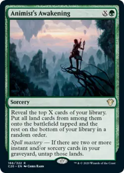 1 x Animist's Awakening - Commander 2020 - NM-Mint - MTG - Image 1