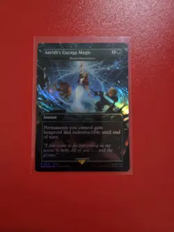 Aerith's Curaga Magic - Heroic Intervention (Rainbow Foil) Secret Lair Drop Foil - Image 1