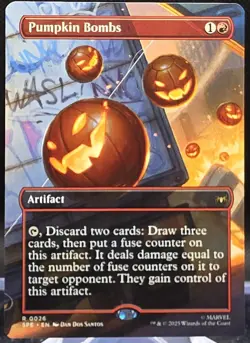 Pumpkin Bombs #26 Spider-Man Borderless Regular Rare - Image 1