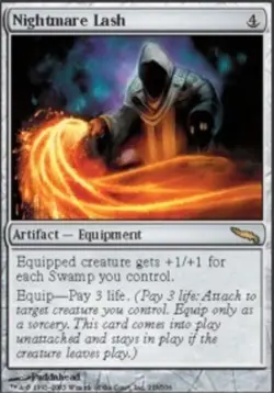 1x Nightmare Lash Moderate Play MTG Magic - Kid Icarus - - Image 1