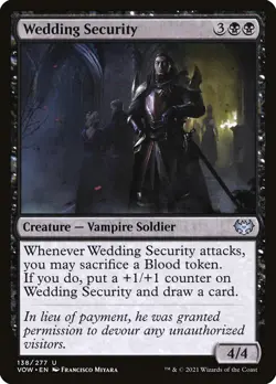 4x Wedding Security - NM - Innistrad: Crimson Vow - SPARROW MAGIC - Image 1