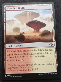 Abraded Bluffs - OTJ - MTG - NM Unplayed - EN - 0251 - Image 1