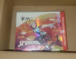 Magic: The Gathering Marvel’s Spider-Man Collector Booster Box 12 Packs In Hand - Image 1
