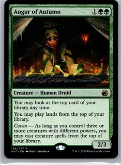 #168 Augur of Autumn Innistrad: Midnight Hunt Rare - Image 1