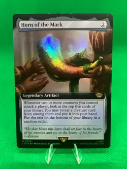 Horn of the Mark Foil Extended Art The Lord of the Rings MTG - Image 1