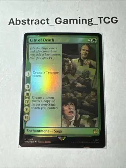 MTG - City of Death [Doctor Who] - Near Mint *Foil* - Pack Fresh (WHO #0099) - Image 1