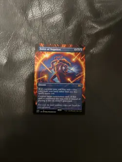 Magic the Gathering - Force of Negation (Borderless) - Double Masters 2022 - NM - Image 1