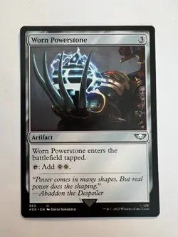 Worn Powerstone - MTG 40k Universes Beyond: Warhammer 40,000 - NM - Image 1