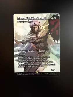 MTG Final Fantasy English Minwu, Rebellion Strategist Showcase 0025 Foil - Image 1