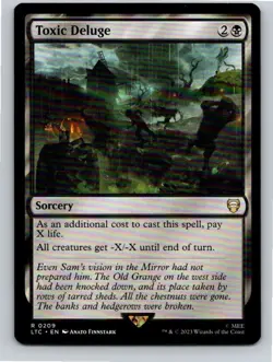 Magic the Gathering Toxic Deluge The Lord of the Rings Commander MTG - Image 1