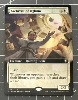MTG Archivist of Oghma Extended Art Foil Baldur's Gate #553 - Image 1