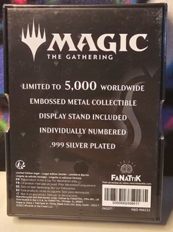 Magic the Gathering Limited Edition .999 Silver Plated Liliana Vess Ingot - Image 3