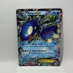 Pokemon TCG XY Primal Clash Ultra Rare Holo Kyogre EX Card 54/160 - Image 1