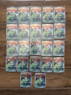 (22) Lot 2025 Pokemon Scarlet Violet Victini Illustration Collection Promo #208 - Image 1
