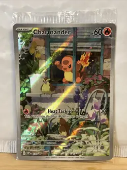 Pokemon Obsidian Flames Charmander 044 Black Star Promo Sealed - Image 1